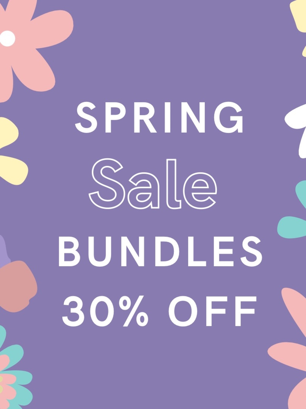 Spring Sale Bundles 30% Off. Read Description.